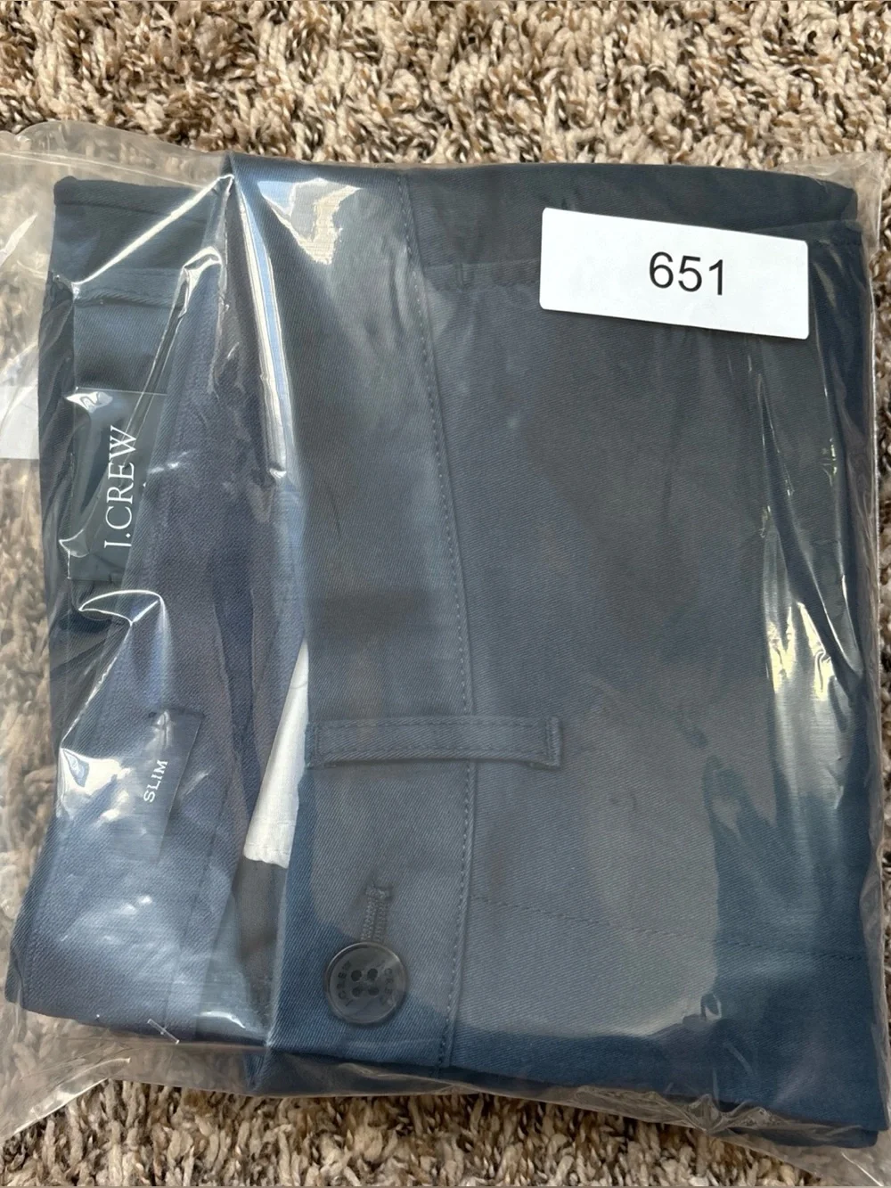 J. Crew clean slim